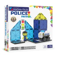 Magna-Tiles Police Patrol 20 Teile - Altersempfehlung ab: 3 Jahren - Material: Kunststoff - Anzahl Teile: 20 Teile