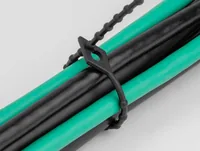 DeLOCK Beaded Cable Tie reusable L 150 x W 2.4 mm black 100 pieces
