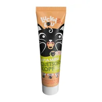 Lucky Lou Katzen-Snack Tube Quetschkopf Vitamin Kitty 100 g - Snackart: Paste - Tierbedürfnis: Kein besonderes Bedürfnis - Packungsgrösse: 100 g - Produkttyp: Ergänzungsfutter - Fleischsorte: Keine Angaben - Tierart: Katze