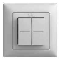 Feller Smart Light Control  für Philips Hue EDIZIOdue AP light grey - Detailfarbe: Hellgrau - Protokoll: ZigBee - Produkttyp: Fernbedienung und Wandtaster - Systemkommunikation: Wireless - System-Kompatibilität: Philips Hue