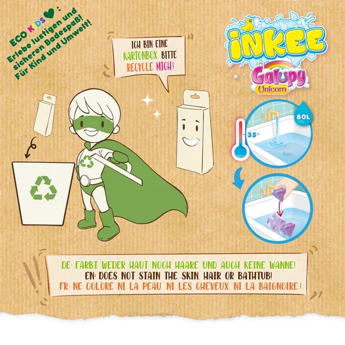 Craze Badespass Inkee Galupy Unicorn Box - Packungsgrösse: 1 Stück - Produkttyp: Bade-Set