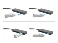 Delock HDMI Port-Blocker Set 10 Stück Blau - Kabeltyp: Adapter - Videoanschluss Seite A: HDMI - Videoanschluss Seite B: Keiner