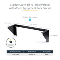 3U 19 WALL MOUNT RACK BRACKET .