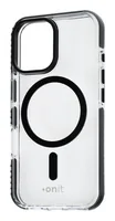 onit Back Cover Armorix iPhone 16 Schwarz transparent - Grundfarbe: Schwarz - Transparent - Fallsicher: Ja - Kompatible Hersteller: Apple - Detailfarbe: Transparent - Schwarz - Mobiltelefon Kompatibilität: iPhone 16 - Material: Polycarbonat (PC) - Thermop