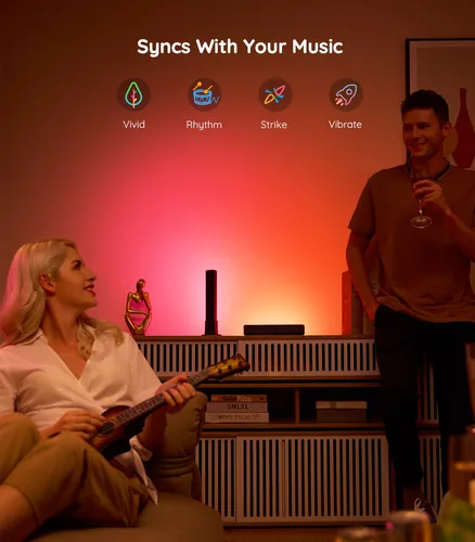 Govee H6056 Flow Plus | LED Lamps | RGBICWW, Wi-Fi, Alexa, Google