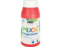 Kreul Fingerfarbe Mucki 750 ml, Rot - Art: Fingerfarbe - Detailfarbe: Rot - Set: Nein - Verpackungseinheit: 1 Stück