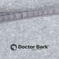 Doctor Bark Hunde-Decke Fleece XL Hellgrau, 140 x 100 cm - Produkttyp: Decke - Tierart: Hund - Detailfarbe: Hellgrau - Breite: 100 cm - Länge: 140 cm