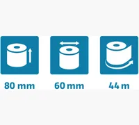 Exacompta 43924E thermal paper 44 m
