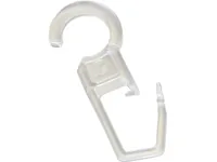Gardinia Faltenlegehaken Transparent, 10 Stück, 10 mm - Detailfarbe: Transparent - Zubehörtyp: Faltenlegehaken