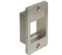 Delock Keystone Halterung 1 Port für Geräteeinbau 4 Stück