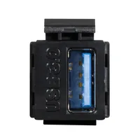 Logilink USB 3.0 Keystone-Verbinder, AF zu USB-AF, schwarz