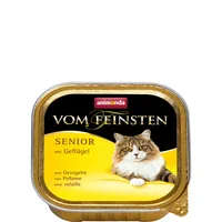 animonda Nassfutter Vom Feinsten Senior Geflügel, 100 g - Tierbedürfnis: Kein besonderes Bedürfnis - Geschmacksrichtung: Geflügel - Zertifikate: Keine Zertifizierung - Fleischsorte: Geflügel - Packungsgrösse: 100 g - Futtereigenschaft: Getreidefrei - Ohne