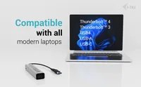 I-TEC USB-C/USB-A Charging Metal HUB - 7 Port - 3x USB-C 3.2 Gen. 1 - 4x USB-A 3.2 Gen. 1