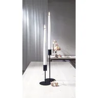 Star Trading LED-Stabkerzen Set Flamme Slim, 2 Stück, Weiss - Betriebsart: Batteriebetrieb - Fernbedienung: Ja - Aussenanwendung: Nein - Höhe: 28.5 cm - Timerfunktion: Ja - Set: Ja