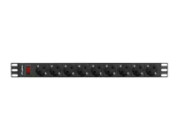 LANBERG RACK POWER STRIP 19 PDU 1U 9X SHUKO