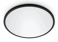WiZ Superslim Tunable White Deckenleuchte 2450 lm Schwarz - Lampensockel: LED fest verbaut - Farbtemperatur Kelvin: 2700 bis 6500 K - Aussenanwendung: Nein - Gesamtleistung: 22 W - Leuchten Kategorie: Deckenleuchte - Lichtfarbe: Tunable White