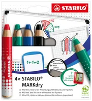 STABILO Whiteboardmarker MARKdry 648/4 4er Etui
