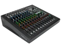 Mackie Mischpult ONYX12 14-Kanal - Powermixer: Nein - Stereoeingänge: 5 - Digitale Schnittstelle: USB - Mic-/Linekanäle: 9 - Auxwege: 2 - Bauform: Pultform