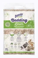 Bunny Nature Bedding Linum, 35 l - Nagetierart: Degu - Farbmaus - Zwergkaninchen - Meerschweinchen - Chinchilla - Kaninchen - Hamster - Ratte - Rennmaus - Zwerghamster - Verpackungsgrösse: 3.5 kg - Tierart: Nager