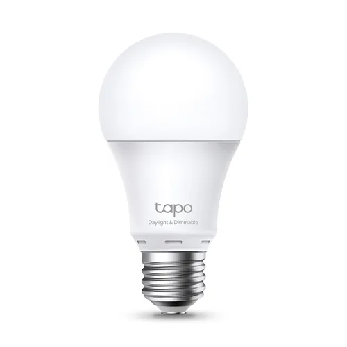 TP-Link Leuchtmittel Tapo L520E 1 Stück - Lampensockel: E27 - Farbtemperatur Kelvin: 4000 K - Aussenanwendung: Nein - Gesamtleistung: 8 W - Leuchten Kategorie: Leuchtmittel - Lichtfarbe: Kaltweiss/Tageslichtweiss (KW)