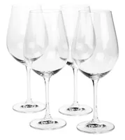 FURBER Weissweinglas 520 ml, 4 Stück - Material: Kristallglas - Glas Typ: Weissweinglas - Detailfarbe: Transparent - Höhe: 23 cm - Volumen: 520 ml