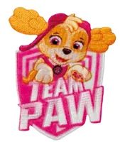 Mono-Quick Aufbügelbild Paw Patrol Skye Team 1 Stück - Breite: 4.5 cm - Länge: 7.3 cm - Motiv: Paw Patrol - Anzahl Stück: 1 Stück