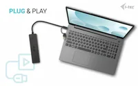 I-TEC USB-C Metal HUB 2xUSB 3.0 2xUSB-C 5Gbps without power adapter ideal for Notebook Ultrabook Tablet PC