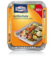 Toppits Grillschale Grill-Schale - Breite: 17 cm - Länge: 22 cm