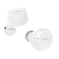 Belkin In-Ear-Kopfhörer SoundForm Bolt Weiss - Detailfarbe: Weiss - Kopfhörer Ausstattung: Anruf-Management - Ladeschale/Ladebox - Schweissabweisend - Spritzwassergeschützt - Verbindungsmöglichkeiten: Bluetooth - Einsatzbereich: Lifestyle-Kopfhörer - Trag