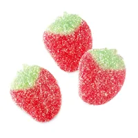 Red Band Wilde Erdbeeren 1000 g - Produkttyp: Gummibonbons - Nährwertangabe pro: 100 g - Energiegehalt (in kj): 1504 KJ - Energiegehalt (in kcal): 354 Kcal - Fett: 0 g - Gesättigte Fettsäuren: 0 g