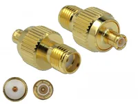 Delock Antennenadapter 3 GHz, SMA Buchse (f) - MCX Stecker (m) - Antennenanschluss: SMA - Antennenanschluss Hardware: MCX - Aussenanwendung: Ja
