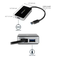 USB 3 TO HDMI W/ USB HUB .