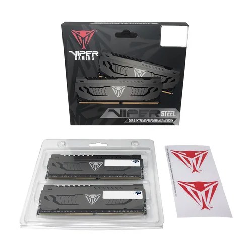 Patriot DIMM 3200 (2x 8 GB) Dual-Kit (grau, PVS416G320C6K, Viper Steel, INTEL XMP)