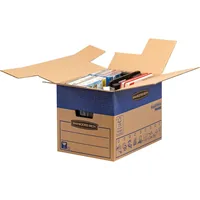 Fellowes Umzugsbox Fastfold 31.0 x 32.7 x 42.9 cm, 5 Stück - Produkttyp: Umzugsbox - Detailfarbe: Braun - Breite: 32.7 cm - Höhe: 31 cm - Tiefe: 42.9 cm - Volumen: 38 l