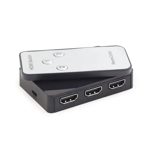 gembird HDMI Switch 3 Eingänge -> 1 Ausgang 4k Fernbed.