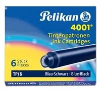 PELIKAN Tinte 4001 TP/6 301184 blauschwarz 6 Stück