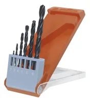 kwb Bohrer-Set HSS 2-8 mm 6-teilig - Bohrerschaft: Zylinderschaft - Set: Ja - Bohrertyp: Bohrer-Set - Für Material: Metall - Stahl - Bohrlochdurchmesser: 2-8 mm
