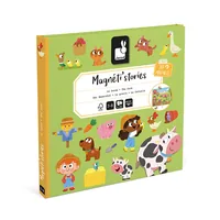 Janod Beschäftigungsspielzeug Magnetistories Bauernhof - Altersempfehlung ab: 3 Jahren - Material: Pappe - Eigenschaften: Keine Eigenschaft - Zertifikate: Keine Zertifizierung - Detailfarbe: Grün - Mehrfarbig