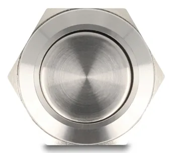 DELOCK Drucktaster zum Einbau 19 mm 2 x Schraubkl.Taster fla
