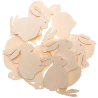 Rico Design Streudeko Hase gross 24 Stück, Nature - Verpackungseinheit: 1 Stück - Material: Holz - Detailfarbe: Nature - Produkttyp: Streudeko