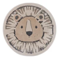 Hanse Home Spielteppich Lion 140 cm, Grau - Material: Polypropylen (PP) - Teppichtyp: Kurzfloor - Detailfarbe: Grau