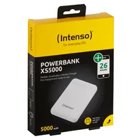 INTENSO Powerbank XS5000, white 7313522 5000 mAh, USB-A, USB-C