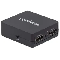 MANHATTAN 1080p 2-Port HDMI-Splitter Strom über USB schwarz