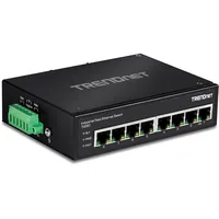 TRENDnet Industrie Switch 8 Port Fast Ethernet L2 DIN-Rail