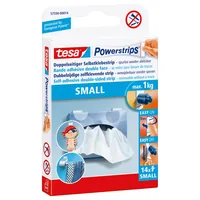 TESA Powerstrips Small 14x34mm 575500001 ablösbar, doppelseitig 14 Stk.