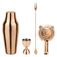 Paderno Drink Mixer Set Parisian 0.7 l, Kupfer - Materialtyp: Metall - Material: Edelstahl - Detailfarbe: Kupfer - Set: Ja - Fassungsvermögen: 0.7 l - Betriebsart: Manueller Betrieb
