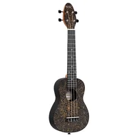 Ortega Guitars Keiki Ukulele Pack Soprano Size Super Scale Ukulele Agathis / ABS Orange Kaleidoscope - K2SS-OKC