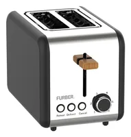 Furber. F01092 toaster 6 2 slice(s) 850 W Black, Stainless steel