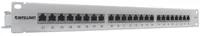 INTELLINET Patchpanel 1HE 24-Port Cat6 FTP grau