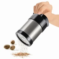 Moha Muskatmühle Gusto Inox 12 cm, Silber - Materialtyp: Metall - Anwendungszweck: Nüsse - Material: Edelstahl - Detailfarbe: Silber - Höhe: 12 cm - Set: Nein